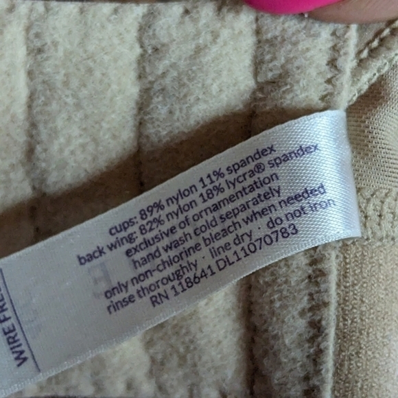 Cacique 40C Light Nude Unlined Bra - Picture 4 of 5